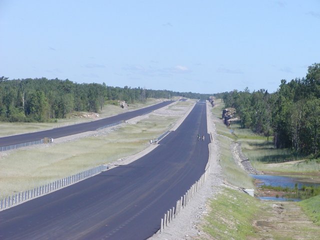 New Hwy 69 from overpass (northbound).